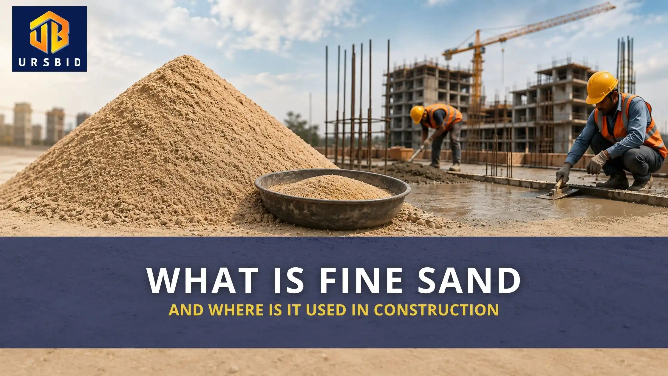 What Is Fine Sand and Where Is It Used in Construction?